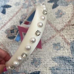 NWT Kate Spade Pearl and Rhinestone Headband